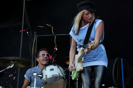 die beiden ting tings beim abrocken